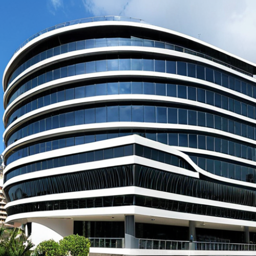 Home 16 **Image of a Modern Office Building in Monaco**: "A sleek, modern office building in Monaco with high-speed internet and vibrant urban surroundings. The image should capture the essence of a thriving business district, showcasing the accessibility and infrastructure that attracts international companies."